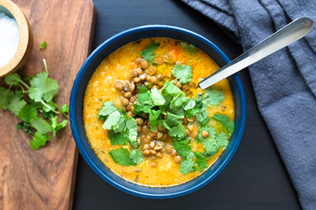 Kylling curry og gronnsaker kylling suppe thai mulligatawny 2